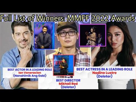 winners of mmff 2022|FULL LIST: Winners, MMFF 2022 Gabi .